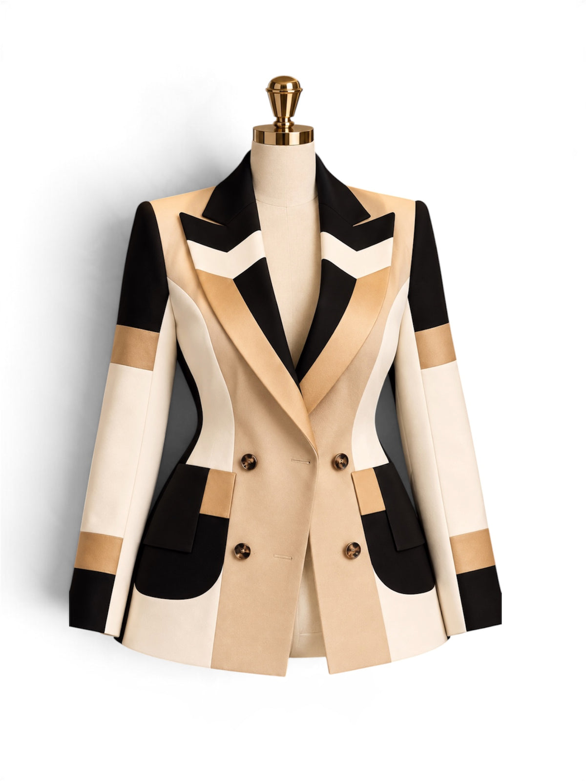 Color Block Blazer