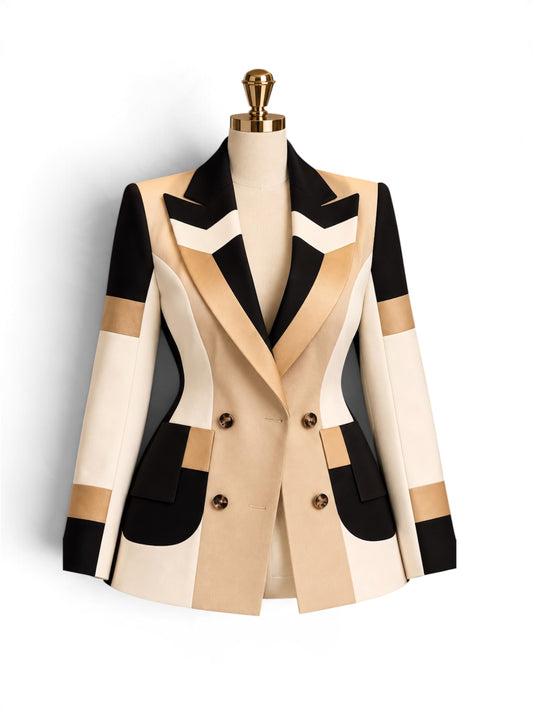 Color Block Blazer